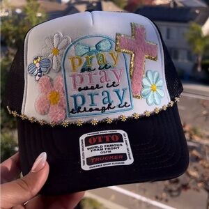 Trucker hat - Pray on it, Pray over it, Pray through it
